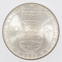 Portugal 20 Escudo 1953  - Finanzreform*