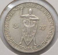 Deutsches Reich 3 Mark 1925 - Rheinlande -D*