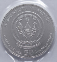 Ruanda 2019 50 RW Francs - Nautische Unze - Victoria - 1 Unze Silber*