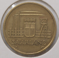 Saarland 50 Franken 1954 *