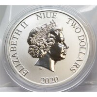 Niue 2 Dollar 2020 - Star Wars - Darth Vader - 1 oz. silber*