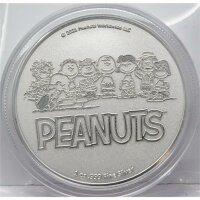 Silver Round Peanuts / Charly Brown 1 oz.