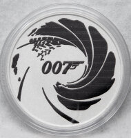 Tuvalu 1 Dollar 2022 - James Bond - No Time to die -...