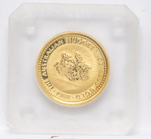 Australien 15 Dollar 1988 - Nugget 1/10 oz. AU