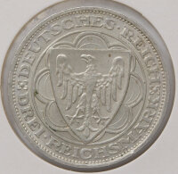 Deutsches Reich 3 Mark 1927 - Hundert Jahre Bremerhaven*
