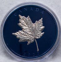 Kanada 50 Dollar 2022 - Maple in Motion - Blue Rhodium - 5 oz.*