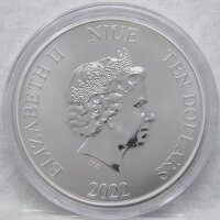 Niue 2 Dollar 2022 - Hawksbill Turtle - 5 oz. silber*
