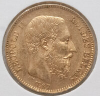 Belgien 20 Francs 1867 - Leopold II.