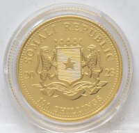 Somalia 100 Shilling 2023 - Elefant  - 1/10 Unze Gold