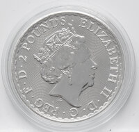 Großbritannien 2 Pfund 2023 - Britannia* (Queen Elizabeth II.) 1 oz. Silber