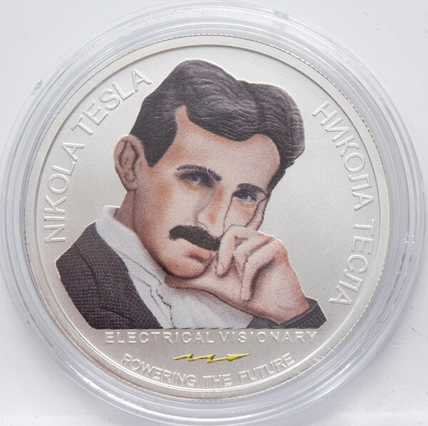 Serbien 100 Dinar 2023 - Nikola Tesla #6 - The Secret of the Universe - color