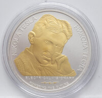 Serbien 100 Dinar 2023 - Nikola Tesla #6 - The Secret of the Universe - vergoldet