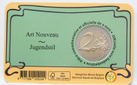 Belgien 2 Euro 2023 - Jugendstil - in niederl. Coincard