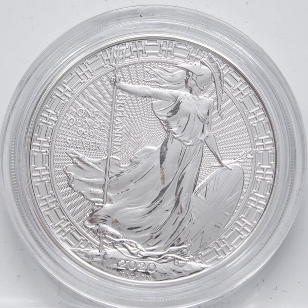 Großbritannien 2 Pfund 2020 - Britannia - Oriental Border"* 1 oz. Silber