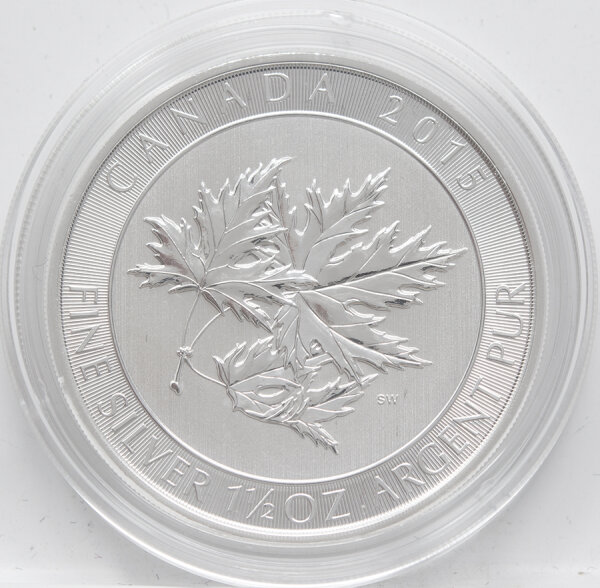 Kanada 8 Dollar 2015 - Multi Maple Leaf - 1,5 oz Silber*