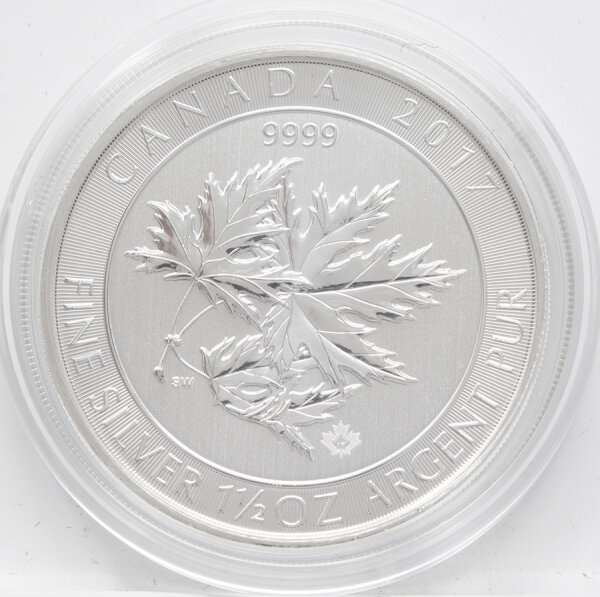 Kanada 8 Dollar 2017 - Multi Maple Leaf - 1,5 oz Silber*