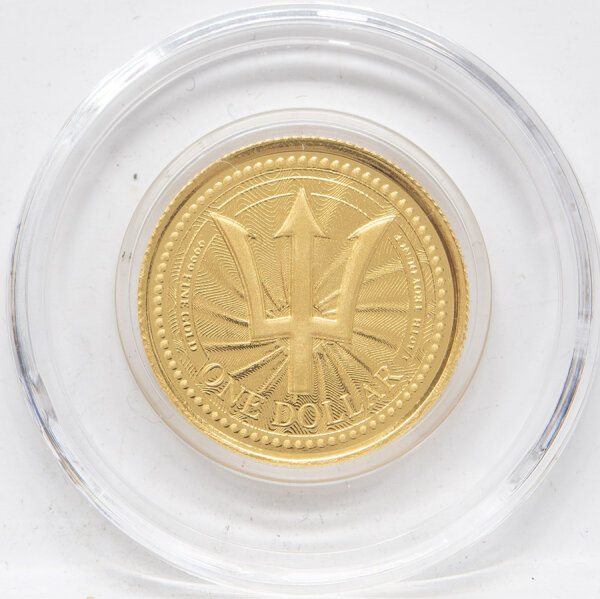 Barbados 1 Dollar 2023 - Trident - 1/10 oz. Gold