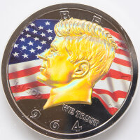 Half Dollar  - Kennedy - Nachprägung - Medaille - 3 Unzen Silber*