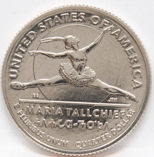 USA 25 Cent 2023 - American Women Quarter #5 - Maria Tallchief  - S*