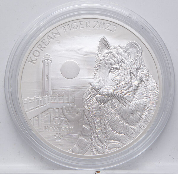 Südkorea 1 Clay 2023  - Tiger - 1 oz.