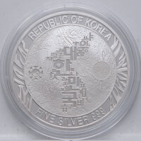 Südkorea 1 Clay 2023  - Tiger - 1 oz.