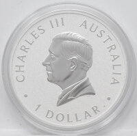 Australien 1 Dollar 2024 - Kookaburra - 1 Unze Silber*