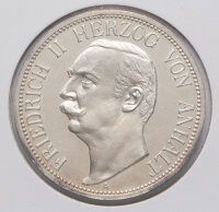 Deutsches Reich 3 Mark 1909 - Friedrich II. - Herzog von Anhalt*