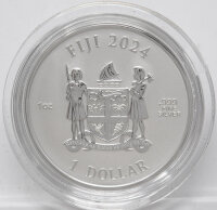 Fiji 1 Dollar 2024 - Year of the Dragon - Ultra High Relief*