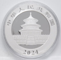 China 10 yuan 2024 - Panda - coloriert