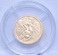 Niue 5 Dollar 2024 - Czech Lion - 1/25 oz. Gold
