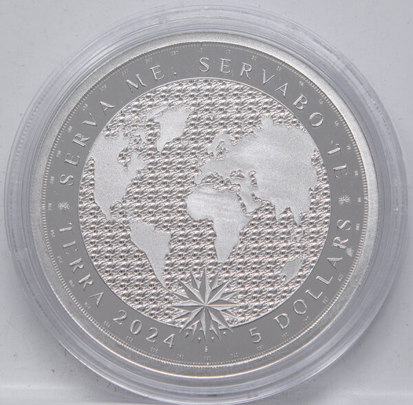 Tokelau 5  Dollar 2024 - Terra 1 oz. PL