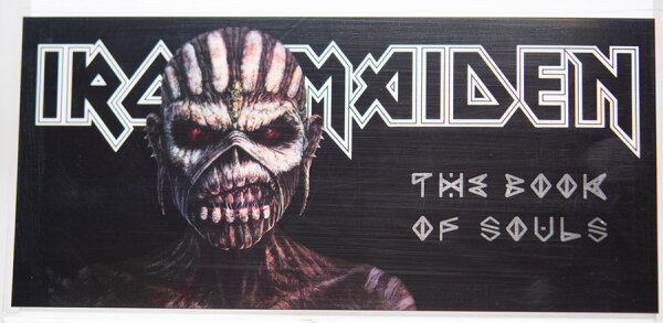 Cook Islands 1 Dollar 2024 - Iron Maiden - The Book of Souls* Silber Banknote