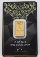 Pressburg Mint 10 Gramm Gold Barren im Blister