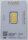 Pamp 5 Gramm Gold Barren im Blister