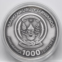 Ruanda 2023 1000 RW Francs - Nautische Unze - Great Eastern - 3 oz. - antique finish
