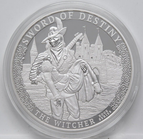 Kamerun 1.000 Francs 2024 - The Witcher Book Series - Sword of Destiny* 2 oz.