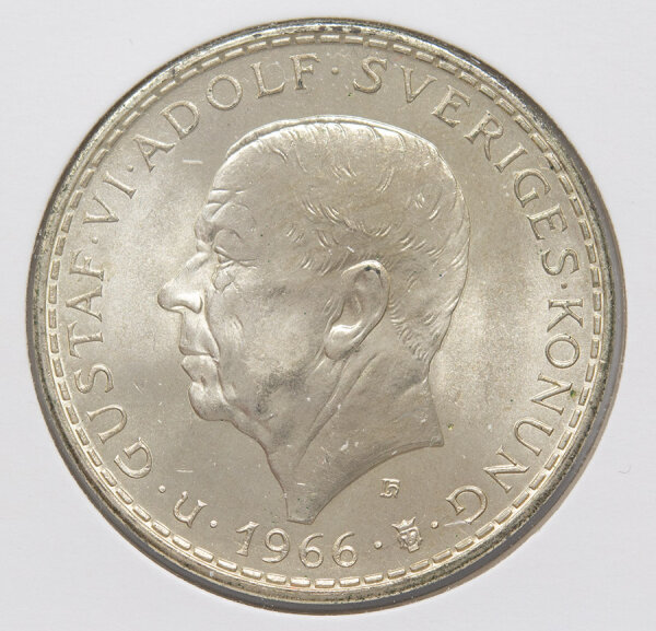 Schweden 5 Kronen 1966 - König Gustav VI. Adolf*