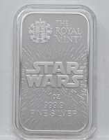 Großbritannien Royal Mint - Star Wars 2024 - 1 oz. Silber Barren