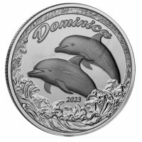 Dominica EC8 - Dolphin - 2 Dollar 2023* 1 oz.