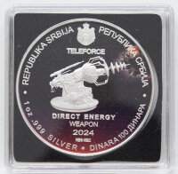 Serbien 100 Dinar 2024 - Nikola Tesla #9 - Teleforce...