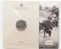 Großbritannien 50 Pence 2024 - 80 Jahre D-Day