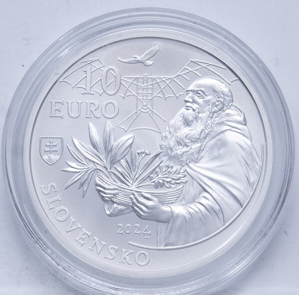 Slowakei 10 Euro 2024 - Bruder Cyprianus - Frater Cyprian - BU