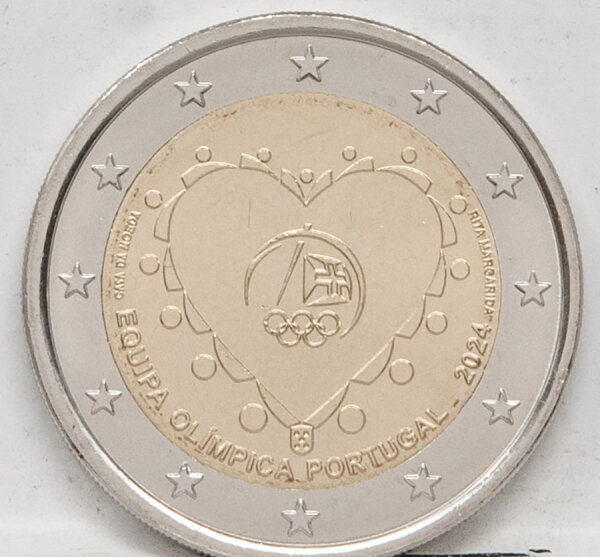 Portugal 2 Euro 2024 -  Olympische Spiele unc.