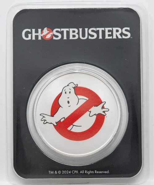 Niue 2 Dollar 2024 - Ghostbusters* - coloriert in Coincard