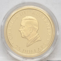 Australien 25 Dollar 2024 - 125 Jahre Perth Mint - Sovereign - Gold