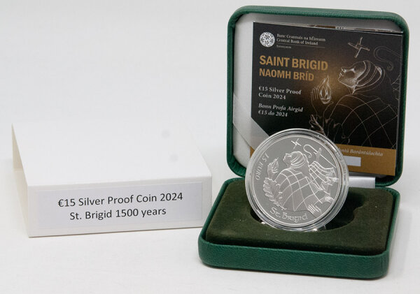 Irland 15 Euro 2024 - Heilige Birgit - PP