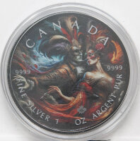 Kanada 5 Dollar 2024 - Carnival - 1 oz. Silber - coloriert