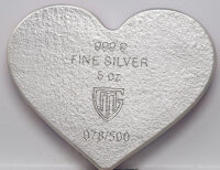 Germania Mint - ANA 2024 Chicago Heart - Barren - 5 oz Silber