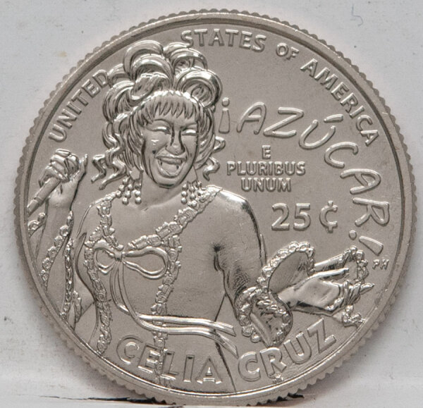 USA 25 Cent 2024 - American Women Quarter #9 - Celia Cruz  - P*