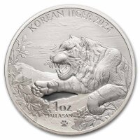 Südkorea 1 Clay 2024  - Tiger Hallasan - 1 oz.